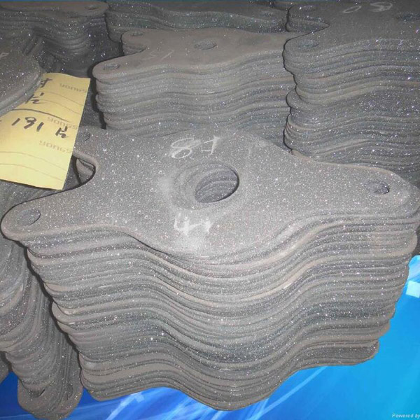 recrystallized fish shape sic plate