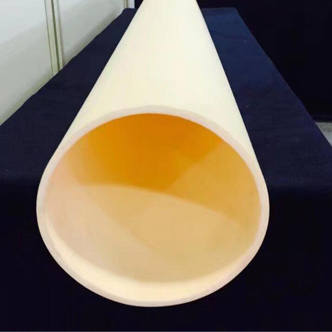 high purity 99.7% alumina ceramic tube alumina pipe for tube furnace
