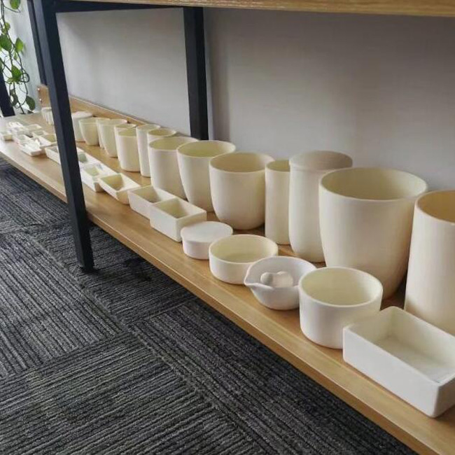 high temperature alumina ceramic crucible ceramic crucible