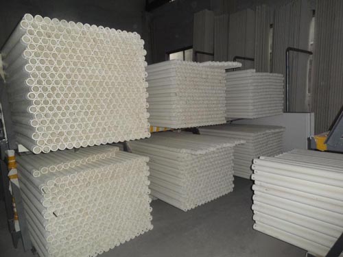 Industrial Fused Silica Quartz Ceramic Roller for Glass Tempering Furnaces 