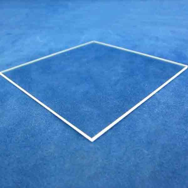 High Purity Polished Quartz Crystal Plate Sheet 